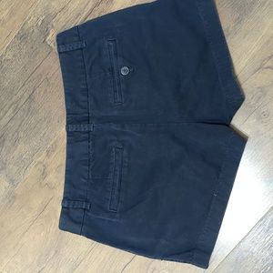 Blue j. Crew Chino classic twill shorts women size 2